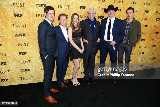 Michael Esper, Simon Beaufoy, Hilary Swank, Donald Sutherland, Brendan Fraser, and Harris Dickinson attend the For Your Consideration Event for FX's...