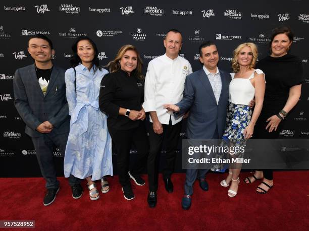 Lead bartender Evan Hosaka, The Dorsey lead bartender Juyoung Kang, Chica executive chef Lorena Garcia, Venetian & Palazzo executive chef Olivier...