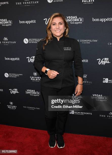 Chica executive chef Lorena Garcia attends the 12th annual Vegas Uncork'd by Bon Appetit Grand Tasting event presented by the Las Vegas Convention...