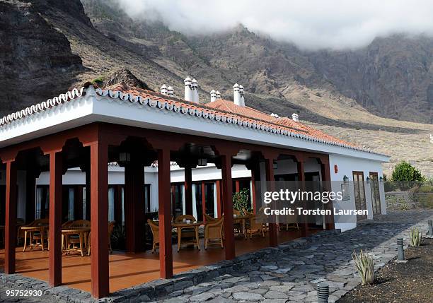 Hotel in El parador on El Hierro Island, January 13, 2010 in El Hierro Island, Spain. The island inspired and features in the new film 'Hierro'...