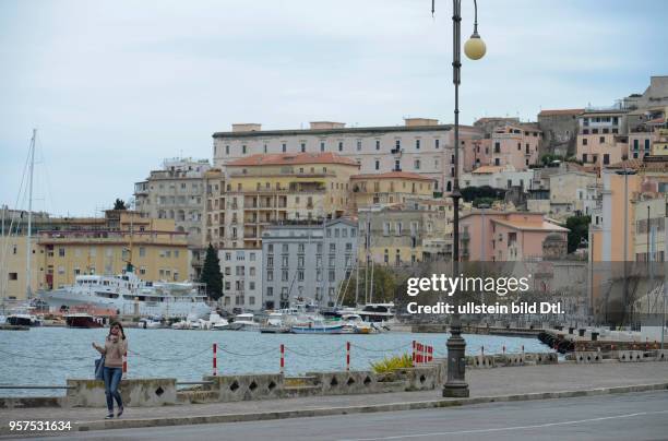 Hafen, Lungomare Giovanni Caboto, Altstadt, Gaeta, Latium, Italien