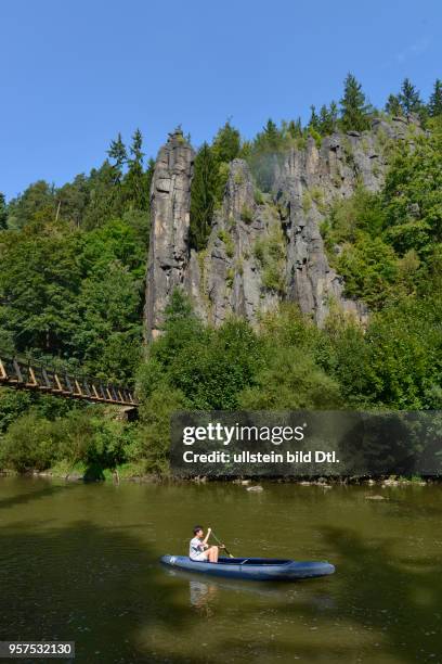 Hans-Heiling-Felsen, Fluss Eger, Tschechien