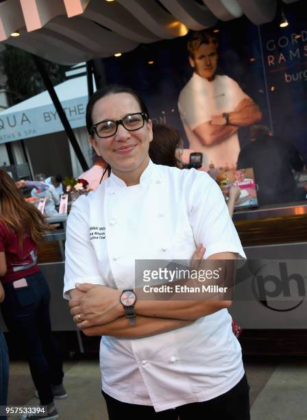 Gordon Ramsay's U.S. Restaurants executive chef Christina Wilson attends the 12th annual Vegas Uncork'd by Bon Appetit Grand Tasting event presented...