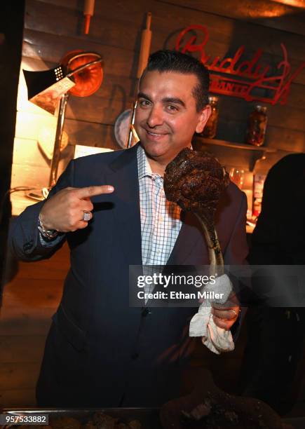 Buddy V's Ristorante owner and chef Buddy Valastro attends the 12th annual Vegas Uncork'd by Bon Appetit Grand Tasting event presented by the Las...