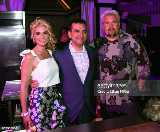 Lisa Valastro, Buddy V's Ristorante owner and chef Buddy Valastro, and Guy Fieri's Vegas Kitchen & Bar and Guy Fieri's El Burro Borracho owner Guy...