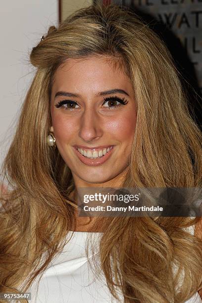 Stacey Solomon attends the Gala Performance of Legally Blonde at The Savoy Theatre on January 13, 2010 in London, England.