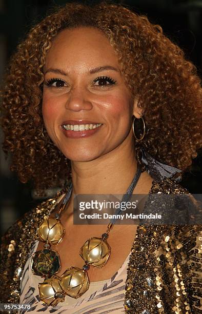 Angela griffin attends the Gala Performance of Legally Blonde at The Savoy Theatre on January 13, 2010 in London, England.