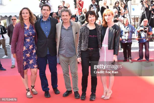 Oeil D'Or Jury Isabelle Danel, Paul Sturz, Emmanuel Finkiel, Kim Longinotto and Lolita Chammah attend the screening of 'Image Book ' during the 71st...