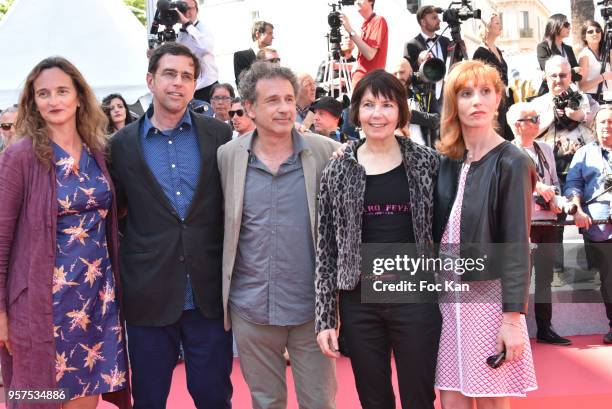 Oeil D'Or Jury Isabelle Danel, Paul Sturz, Emmanuel Finkiel, Kim Longinotto and Lolita Chammah attend the screening of 'Image Book ' during the 71st...