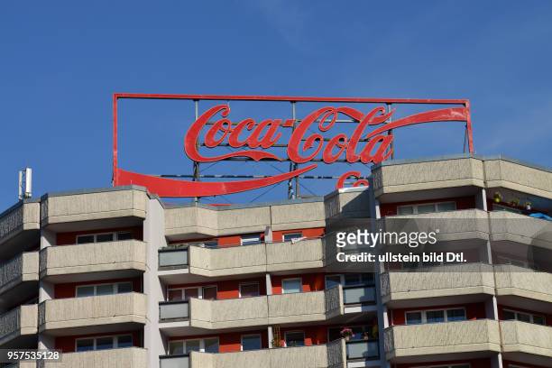 Coca Cola, Werbung, Leipziger Strasse, Mitte, Berlin, Deutschland