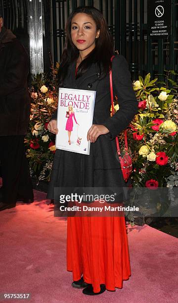 Kathryn Drysdale attends the Gala Performance of Legally Blonde at The Savoy Theatre on January 13, 2010 in London, England.