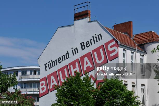 Bauhaus, Werbung, Fregestrasse, Steglitz, Berlin, Deutschland