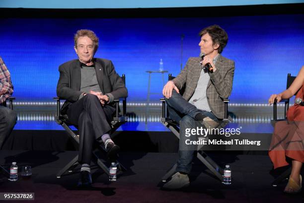 Martin Short and Tig Notaro talk to the audience at "Neflix Is A Joke - A Celebration of Netflix Stand-Up FYC Event" at Netflix FYSEE At Raleigh...