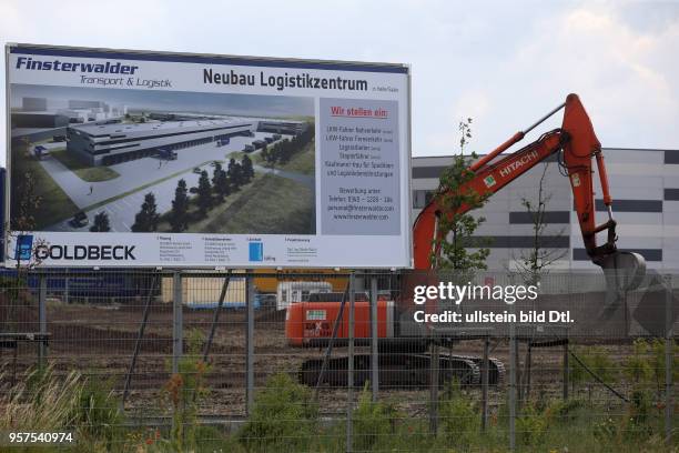 Halle Saale die Finsterwalder Transport und Logistik GmbH baut ein neues Logistikzentrum in der Grenzstraße