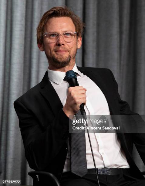 Actor Jimmi Simpson attends SAG-AFTRA Foundation Conversations screening of "Unsolved: The Murders Of Tupac And The Notorious B.I.G." at SAG-AFTRA...
