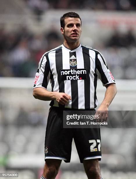 Steven Taylor of Newcastle United during the FA Cup sponsored by E.ON 3rd round replay match between Newcastle United and Plymouth Argyle at St...