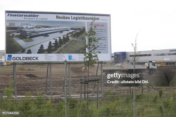 Halle Saale die Finsterwalder Transport und Logistik GmbH baut ein neues Logistikzentrum in der Grenzstraße