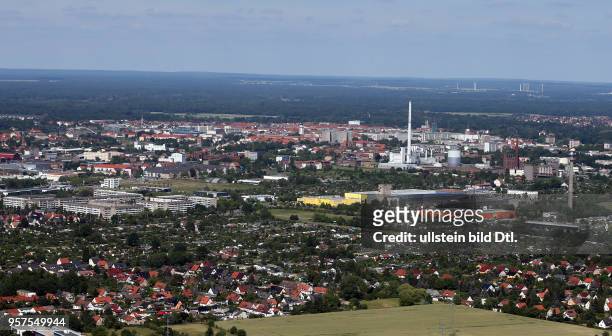 Stadtansicht Ansicht Luftbild Luftaufnahme Dessau Dessau-Roßlau