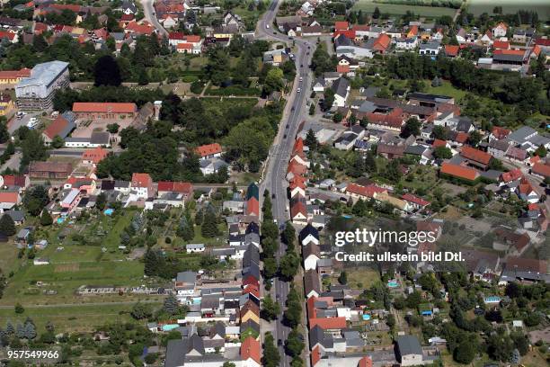 Stadtansicht Ansicht Luftbild Luftaufnahme Dessau Mosigkau