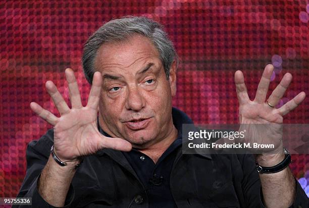 Producer Dick Wolf of the film "When You're Strange: a film about the Doors" speaks during the PBS portion of the 2010 Television Critics Association...