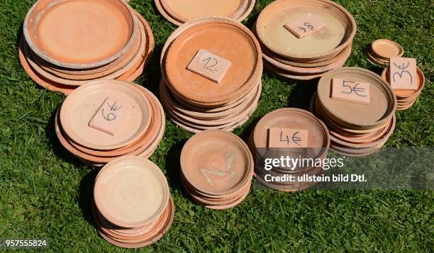 Diessen, pottery market - Germany, May 6, 2016.