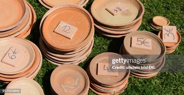 Diessen, pottery market - Germany, May 6, 2016.