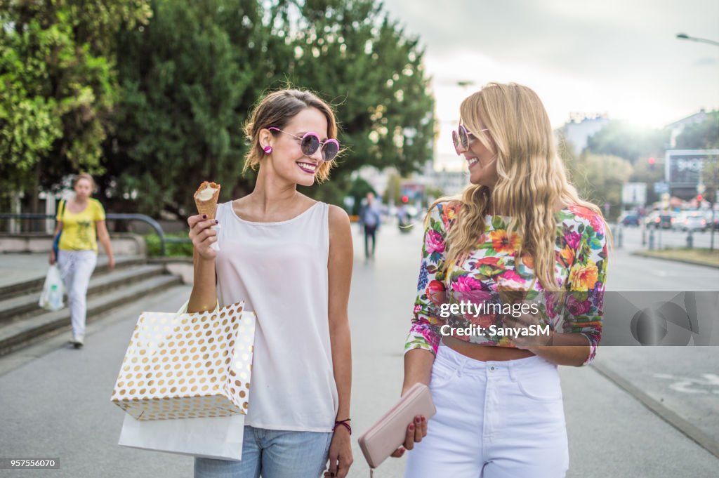 Shopping with bestie