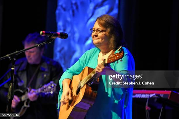 Dale Ann Bradley performs during the 2018 Kentucky Music Hall Of Fame Induction Ceremony at Renfro Valley Entertainment Center on May 11, 2018 in Mt...