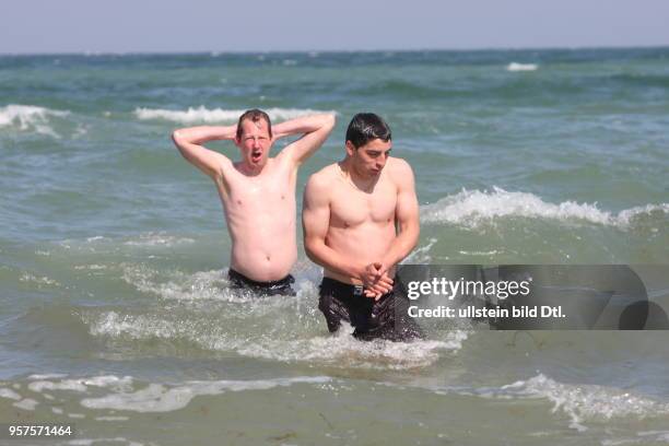 Germany, Timmendorf: Spring at the Timmendorfer Beach.