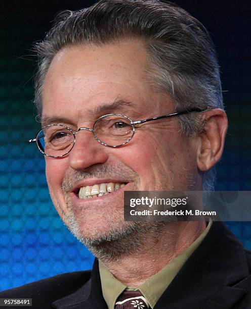 Filmmaker Jonathan Demme of the television show "Tavis Smiley Reports" speaks during the PBS portion of the 2010 Television Critics Association Press...