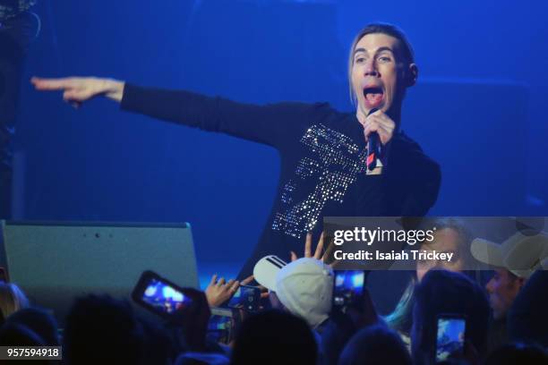 Josh Ramsay of Marianas Trench performs for the 2018 iHeartRadio FanFest during 2018 Canadian Music Week on May 11, 2018 in Toronto, Canada.