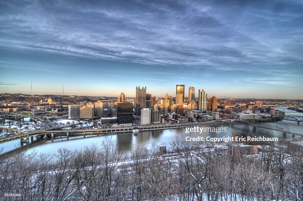 Pittsburgh at Sunset