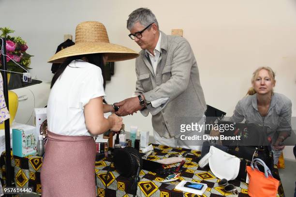 Jay Jopling attends the #SheInspiresMe Fashion Car Boot Sale in aid of Women For Women International at Brewer Street Car Park on May 12, 2018 in...