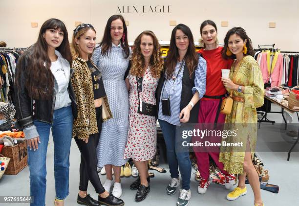 Zara Martin, Eugenie Niarchos, Brita Fernandez Schmidt, Charlotte Dellal, Alex Eagle, Maria Kastani and Jasmine Hemsley attend the #SheInspiresMe...