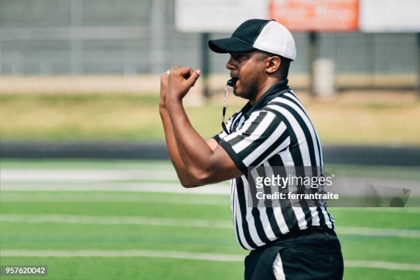 american football referee - referee stripes stock pictures, royalty-free photos & images