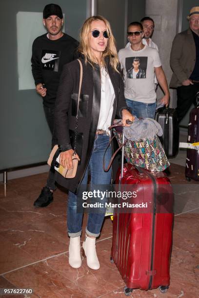 Actress Ludivine Sagnier is seen during the 71st annual Cannes Film Festival at Nice Airport on May 12, 2018 in Nice, France.