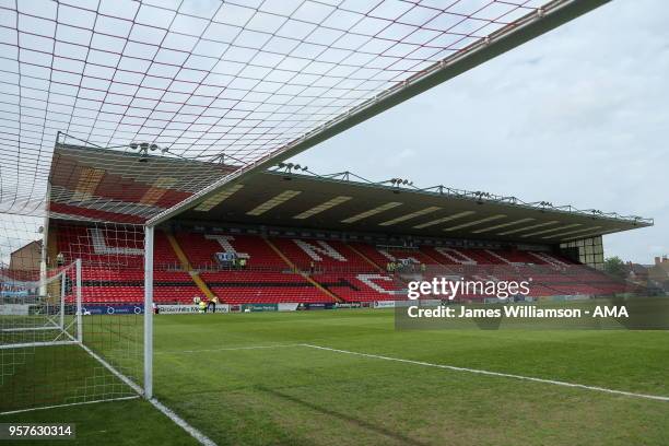 General view of Sincil Bank home stadium of Lincoln City during the Sky Bet League Two Play Off Semi Final:First Leg between Lincoln City and Exeter...