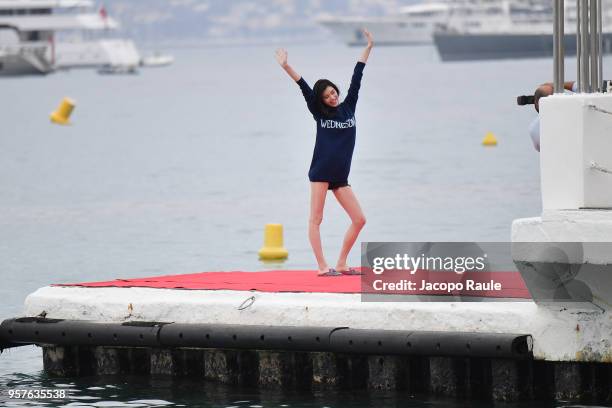 Ming Xi is seen during the 71st annual Cannes Film Festival at on May 12, 2018 in Cannes, France.