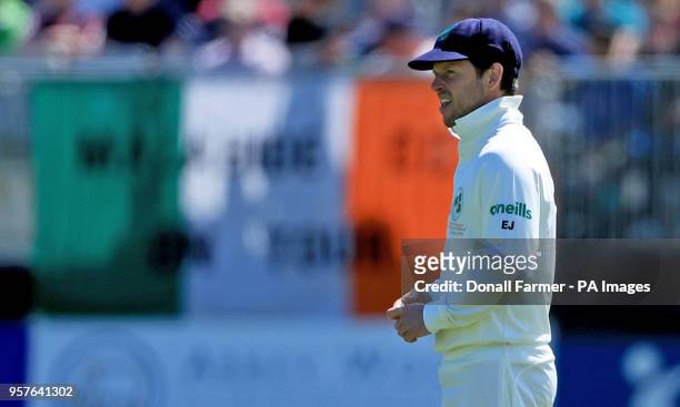 Ireland's Ed Joyce on day two of the International Test Match at The Village, Dublin.