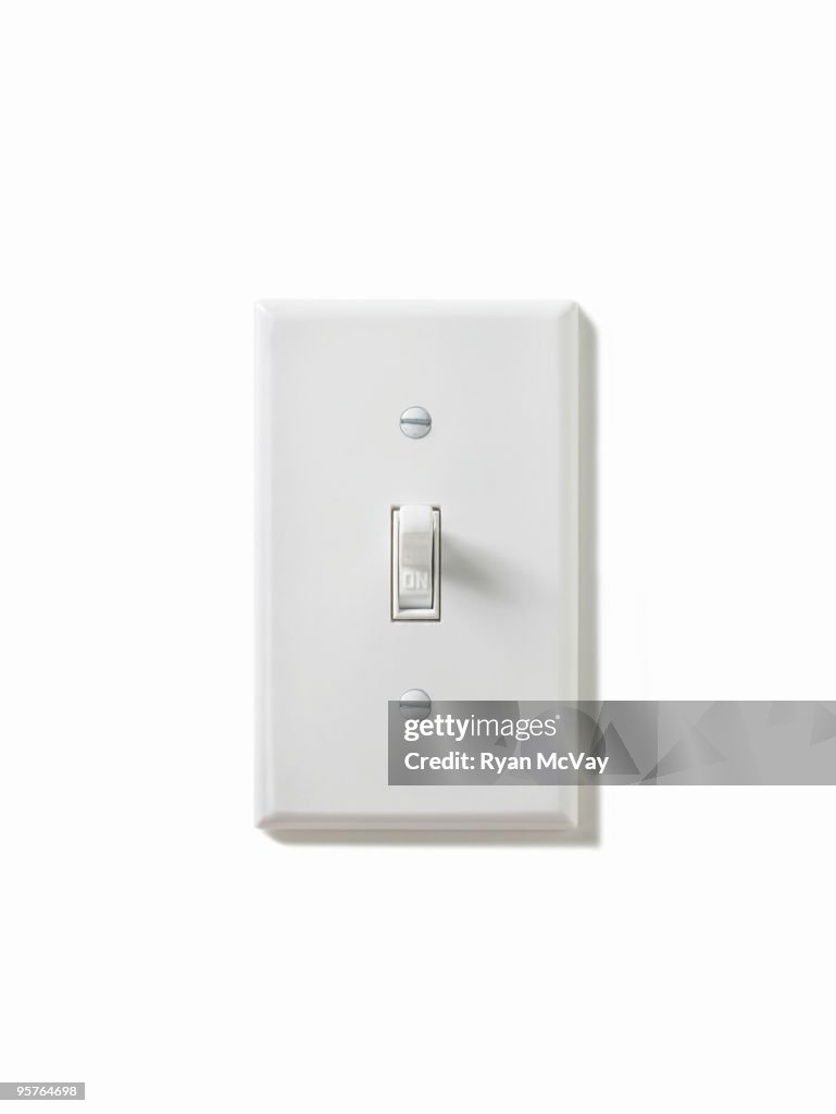 Light switch turned on