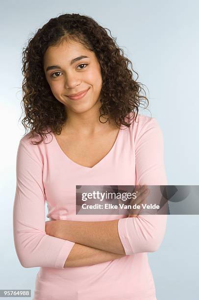 teenager portrait - 12 year old indian girl stock pictures, royalty-free photos & images