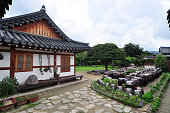 Korean traditional house in Jeonju Hanok village, South Korea