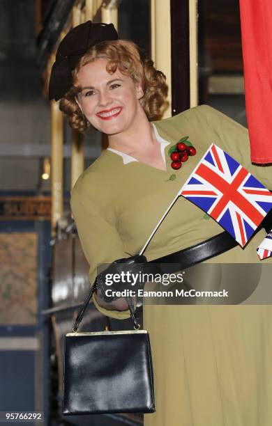 Sally Lindsay attends The National Lottery Awards launch photocall on January 14, 2010 in London, England.