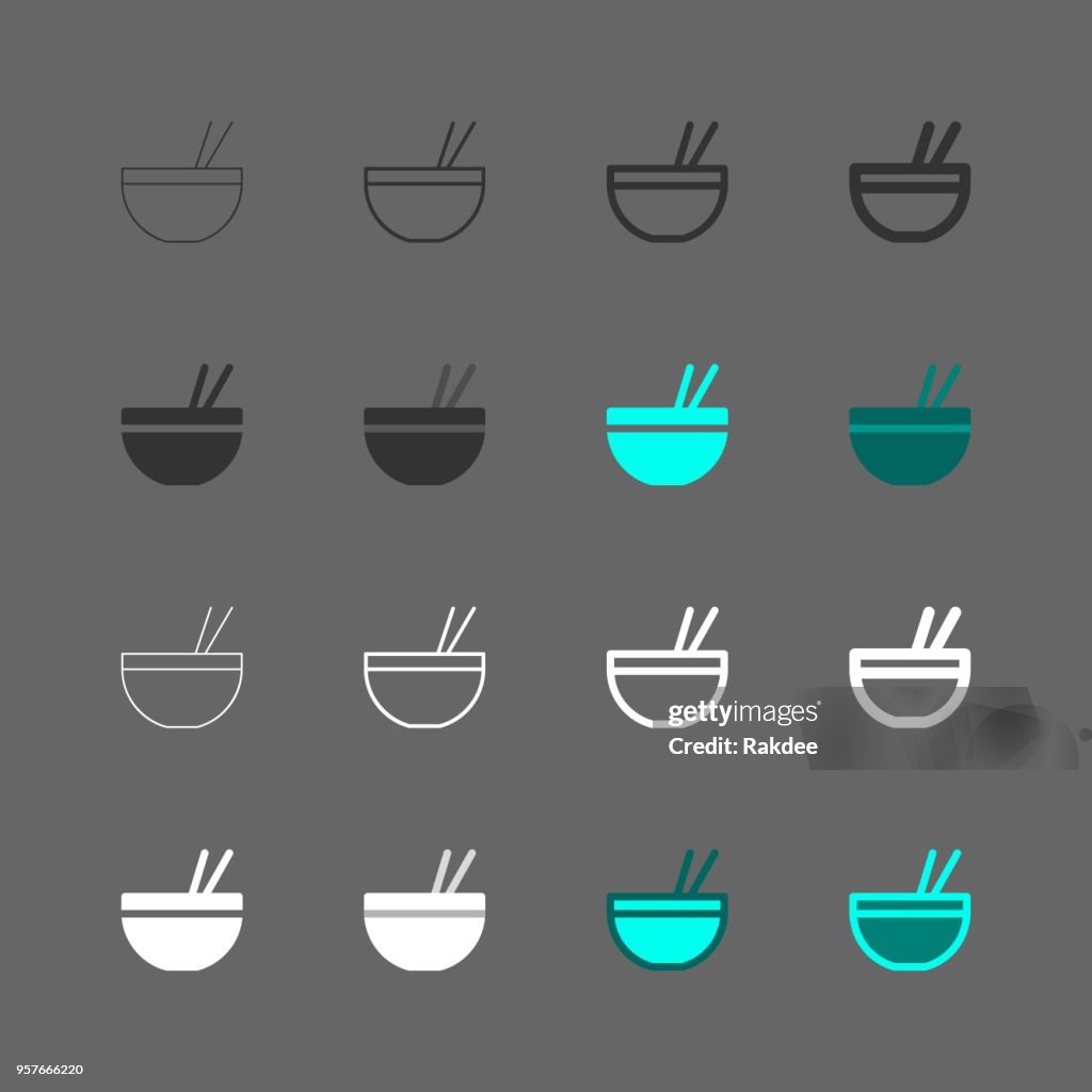 Noodle Bowl Icon - Multi Series