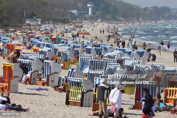 Germany, Timmendorf: Spring at the Timmendorfer Beach.