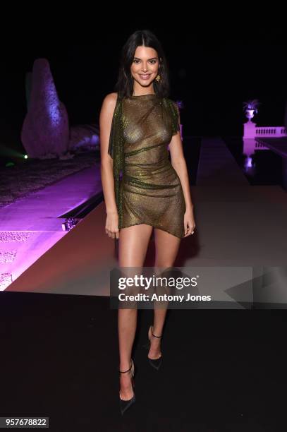 Kendall Jenner attends Chopard Secret Night during the 71st annual Cannes Film Festival at Chateau de la Croix des Gardes on May 11, 2018 in Cannes,...
