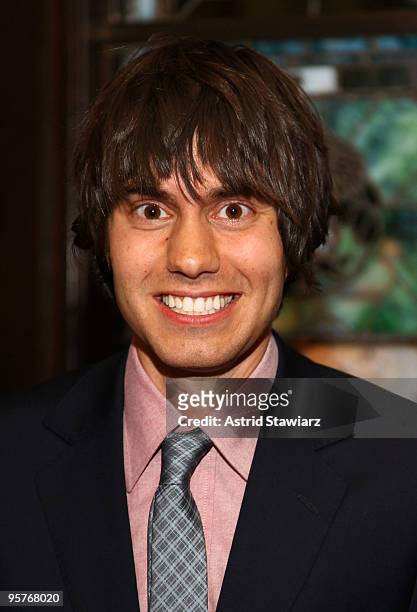 Collegehumor.com co-founder Ricky Van Veen receives the Citation of Merit for the Art of Comedy at The National Arts Club on January 13, 2010 in New...