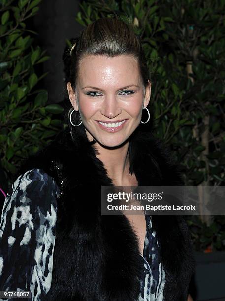 Natasha Henstridge attends the Vida launch party at Voyeur on January 13, 2010 in West Hollywood, California.