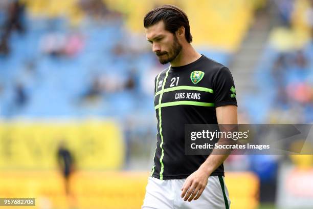 Edouard Duplan of ADO Den Haag during the Dutch Eredivisie match between Vitesse v ADO Den Haag at the GelreDome on May 12, 2018 in Arnhem Netherlands