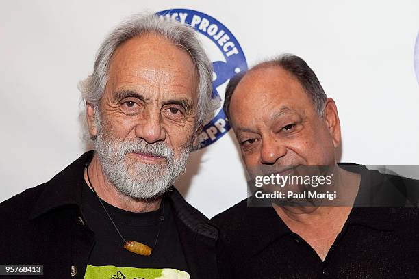 Tommy Chong and Richard Anthony 'Cheech' Marin arrive at The Marijuana Policy Project's 15th Anniversary Gala at the Hyatt Regency on Capitol Hill on...